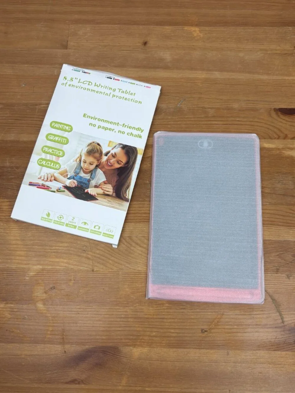 8.5-inch LCD Writing Tablet with stylus for kids. New